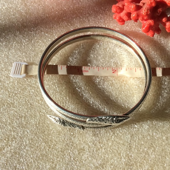 Vintage double head snake bracelet - Picture 4 of 4